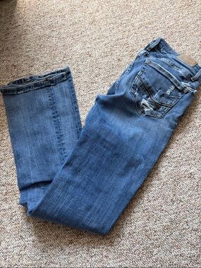 BKE Women's Bootcut Jeans in Medium Blue Wash